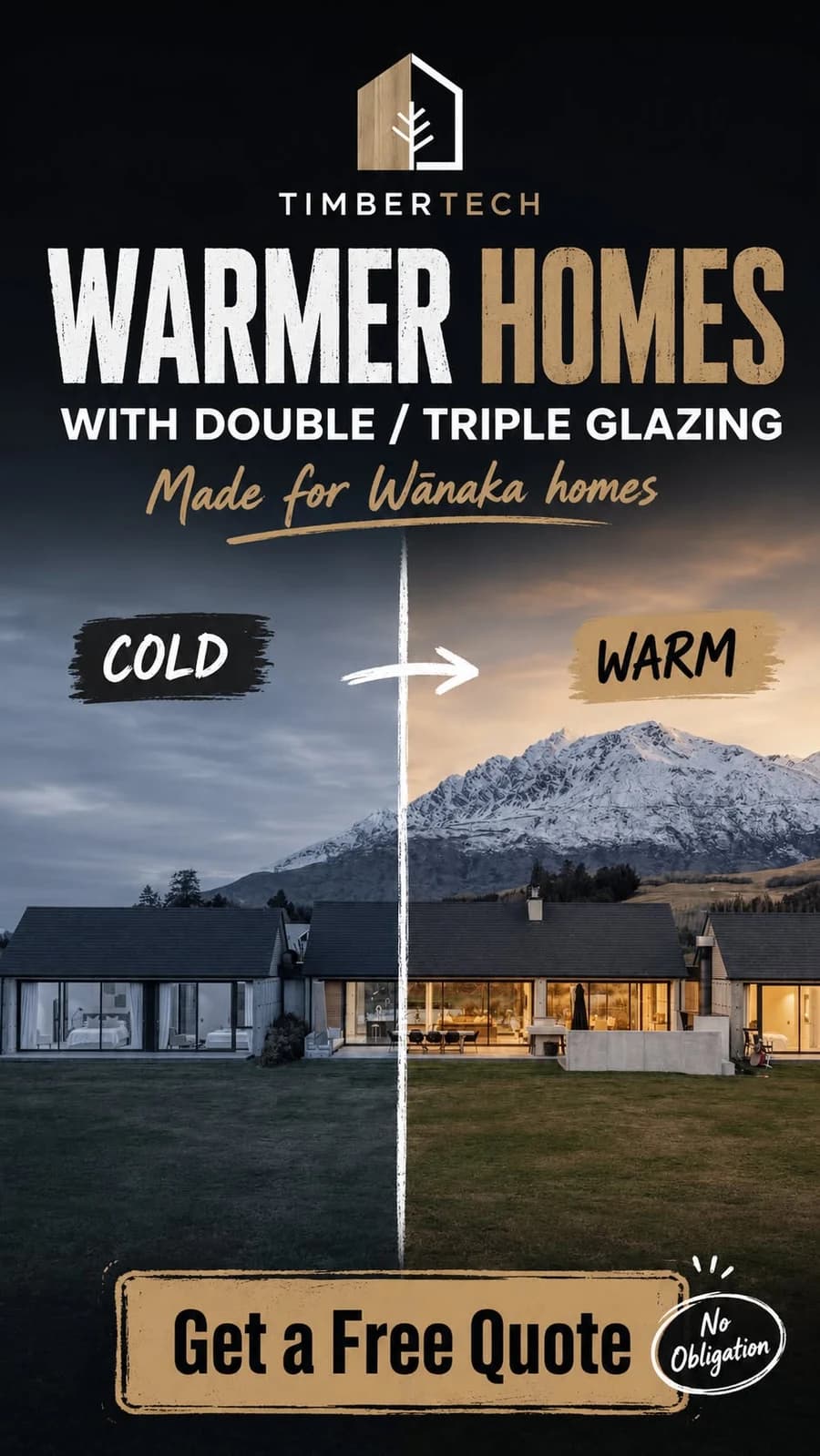 Timber Tech Homes double glazing ad